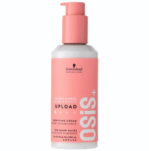 קרם נפח לשיער אוסיס UPLOAD אפלאוד 200ML שוורצקופף OSIS