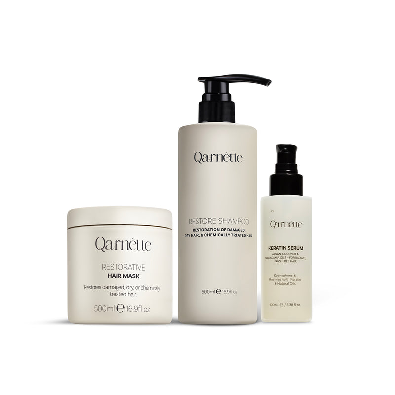 מארז סט שיקומי שמפו ומסכה + סרום